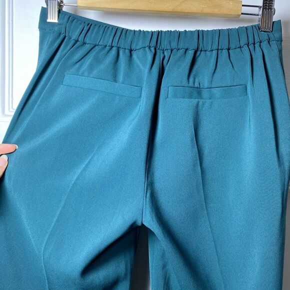 BROCHU WALKER The Westport Mid-Rise Straight Leg Pant in Forestry Green Sz XS - Picture 9 of 12